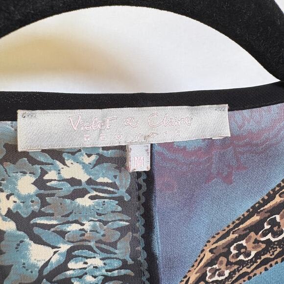 Y2K Fairy Pattern Babydoll Ethereal Top Whimsygoth Floral Stevie Nicks Medium - Picture 9 of 11